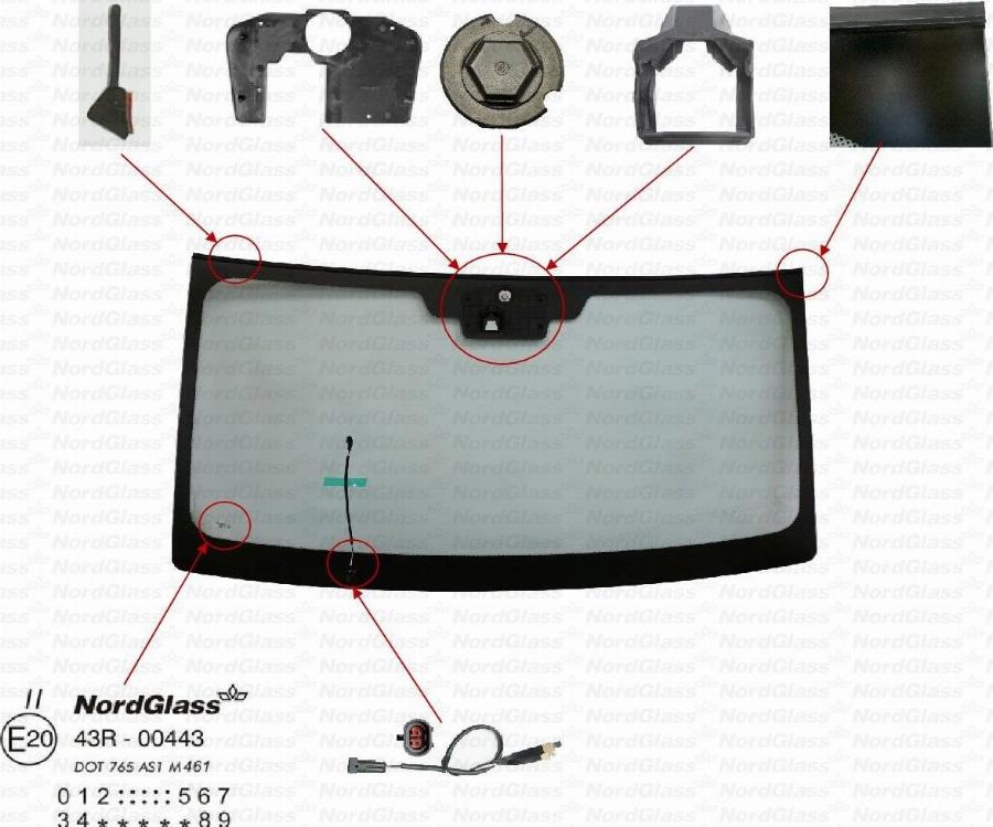 NordGlass 4154237 - Parbriz aaoparts.ro