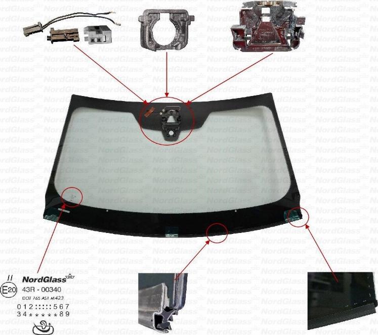 NordGlass 4154747 - Parbriz aaoparts.ro