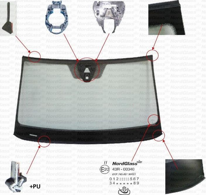 NordGlass 4152456 - Parbriz aaoparts.ro