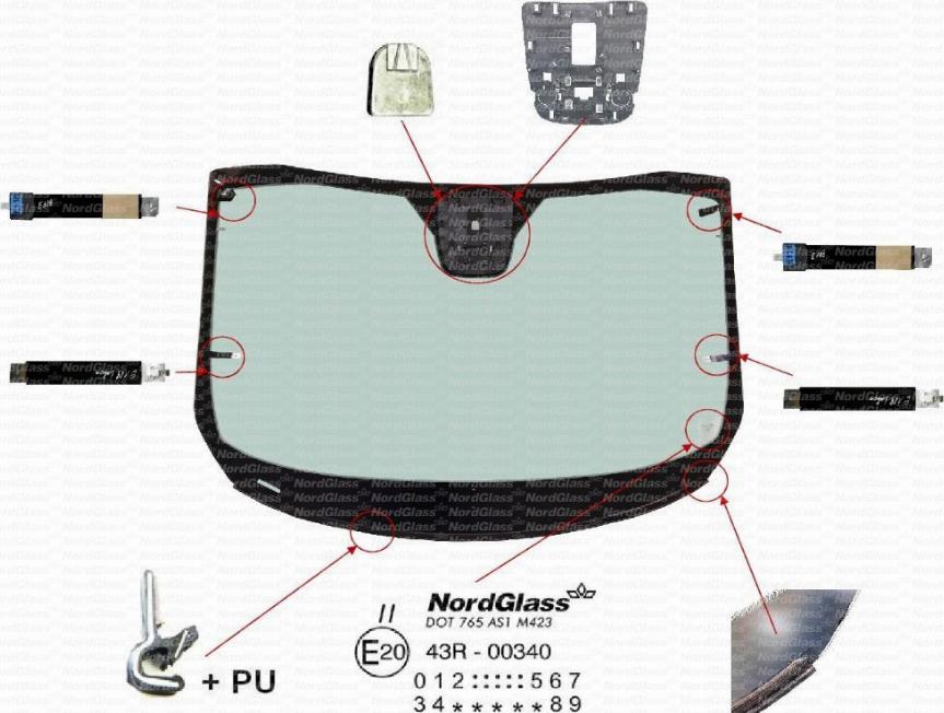 NordGlass 4136060 - Parbriz aaoparts.ro