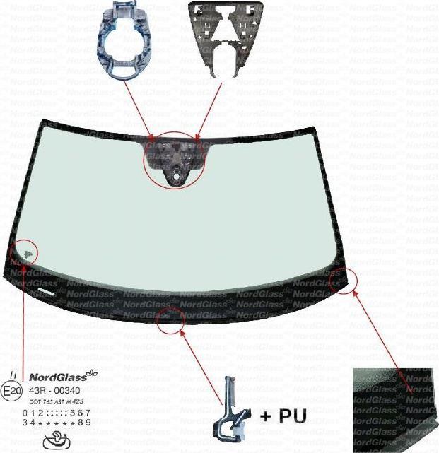 NordGlass 4137852 - Parbriz aaoparts.ro