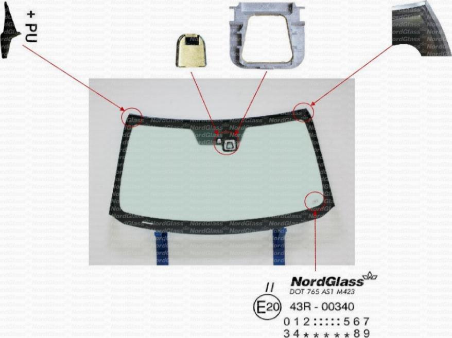 NordGlass 4127451 - Parbriz aaoparts.ro