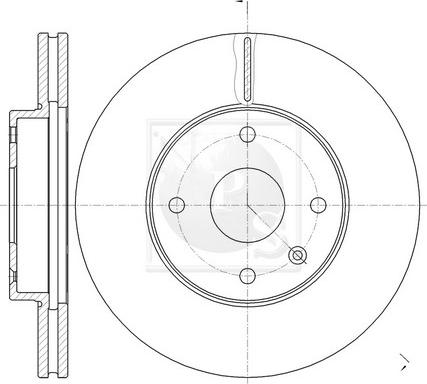 Blue Print ADG043125 - Disc frana aaoparts.ro