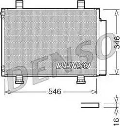 NPS DCN47001 - Condensator, climatizare aaoparts.ro