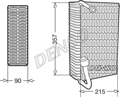 NPS DEV02006 - Evaporator,aer conditionat aaoparts.ro