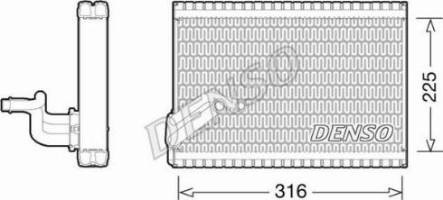 NPS DEV21003 - Evaporator,aer conditionat aaoparts.ro