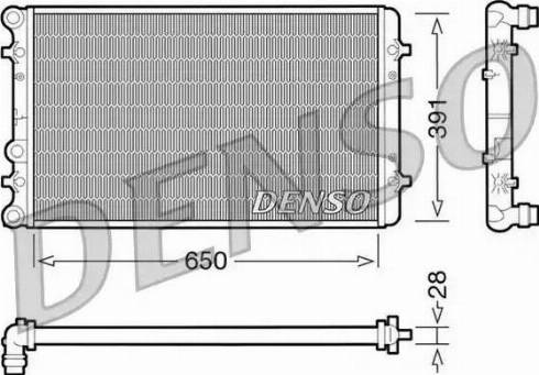 NPS DRM02007 - Radiator, racire motor aaoparts.ro