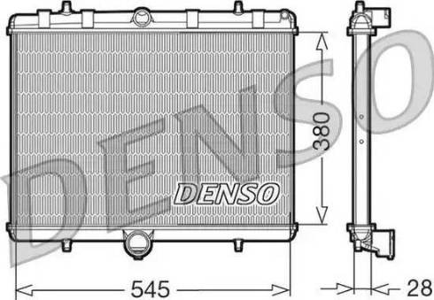 NPS DRM07060 - Radiator, racire motor aaoparts.ro