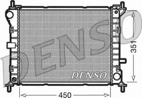 NPS DRM10050 - Radiator, racire motor aaoparts.ro