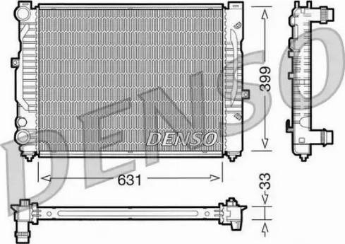NPS DRM32029 - Radiator, racire motor aaoparts.ro