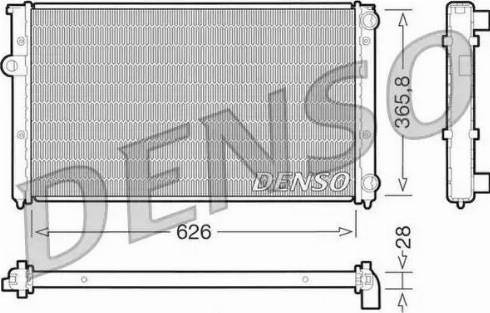 NPS DRM32027 - Radiator, racire motor aaoparts.ro