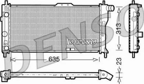 NPS DRM20034 - Radiator, racire motor aaoparts.ro