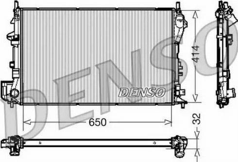 NPS DRM20029 - Radiator, racire motor aaoparts.ro