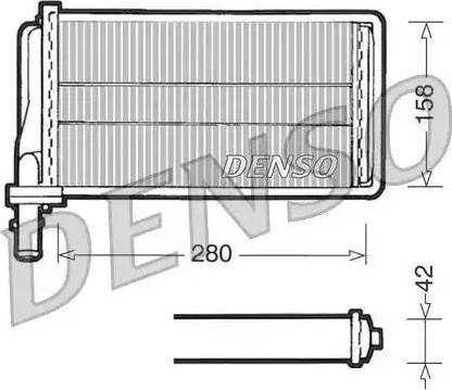 NPS DRR01001 - Schimbator caldura, incalzire habitaclu aaoparts.ro