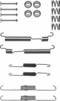 NPS H351I02 - Set accesorii, sabot de frana aaoparts.ro