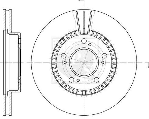 BOSCH 0 986 478 667 - Disc frana aaoparts.ro