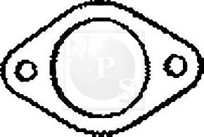 NPS K433A08 - Garnitura, racord evacuare aaoparts.ro