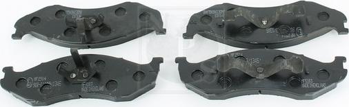 NPS K360A06 - Set placute frana,frana disc aaoparts.ro