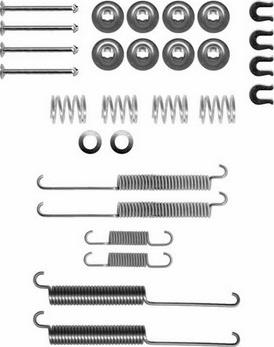 NPS M351I02 - Set accesorii, sabot de frana aaoparts.ro