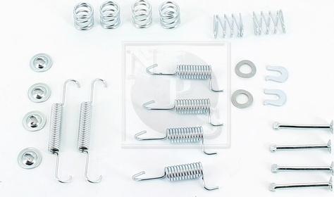 NPS M351I16 - Set accesorii, sabot de frana aaoparts.ro