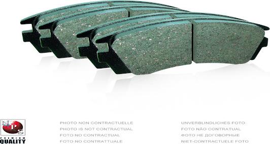 NPS R360T08 - Set placute frana,frana disc aaoparts.ro