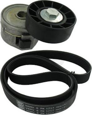 NPS P108A06 - Set curea transmisie cu caneluri aaoparts.ro