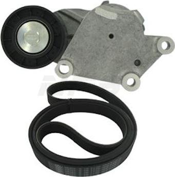 NPS P108A07 - Set curea transmisie cu caneluri aaoparts.ro