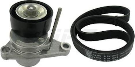 NPS P108A10 - Set curea transmisie cu caneluri aaoparts.ro