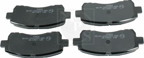 NPS S360I36 - Set placute frana,frana disc aaoparts.ro