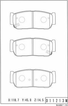NPS S361G05 - Set placute frana,frana disc aaoparts.ro