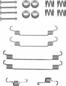 NPS T351A20 - Set accesorii, sabot de frana aaoparts.ro