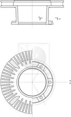 Blue Print ADT343216 - Disc frana aaoparts.ro