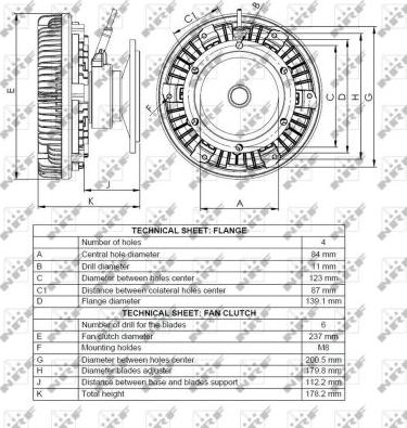 NRF 49116 - Cupla, ventilator radiator aaoparts.ro