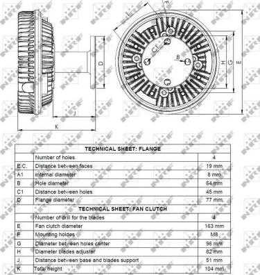 NRF 49129 - Cupla, ventilator radiator aaoparts.ro