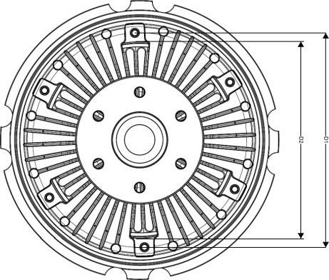 NRF 49066 - Cupla, ventilator radiator aaoparts.ro