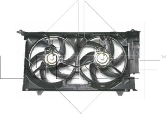 NRF 47075 - Ventilator, radiator aaoparts.ro