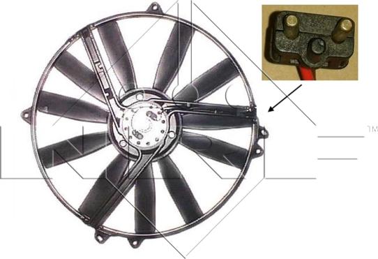 NRF 47300 - Ventilator, radiator aaoparts.ro