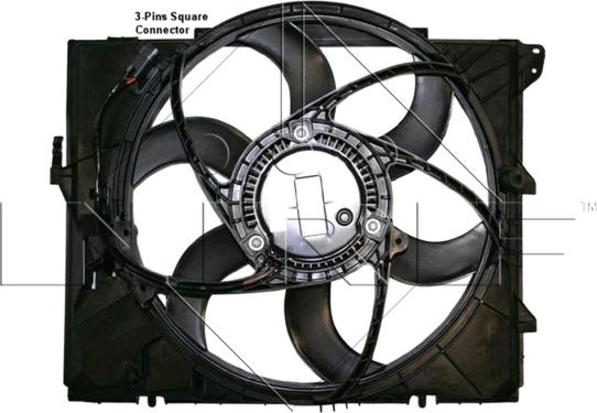 NRF 47209 - Ventilator, radiator aaoparts.ro