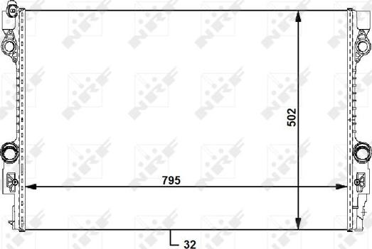 NRF 59172 - Radiator, racire motor aaoparts.ro