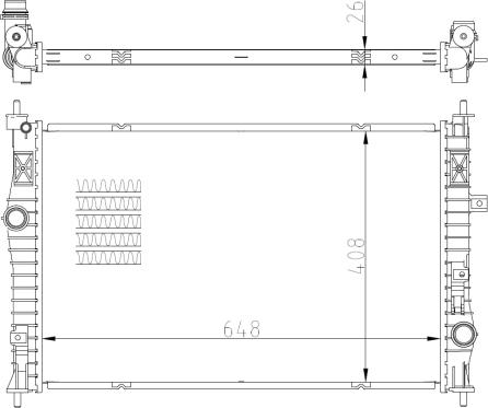 NRF 59355 - Radiator, racire motor aaoparts.ro