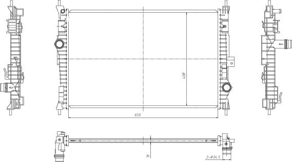 NRF 59302 - Radiator, racire motor aaoparts.ro