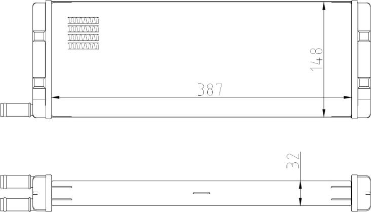 NRF 54408 - Schimbator caldura, incalzire habitaclu aaoparts.ro