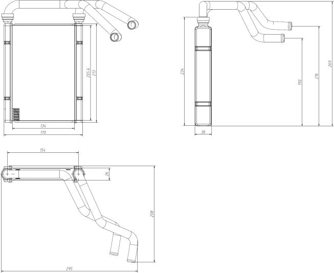 NRF 54435 - Schimbator caldura, incalzire habitaclu aaoparts.ro