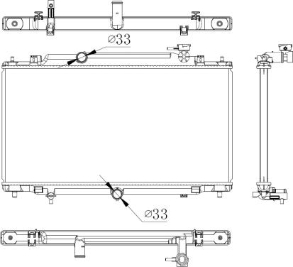 NRF 550012 - Radiator, racire motor aaoparts.ro