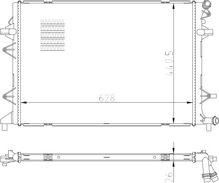 NRF 550089 - Radiator, racire motor aaoparts.ro