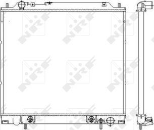 NRF 55343 - Radiator, racire motor aaoparts.ro