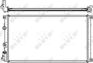 NRF 55350 - Radiator, racire motor aaoparts.ro