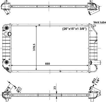 NRF 56005 - Radiator, racire motor aaoparts.ro