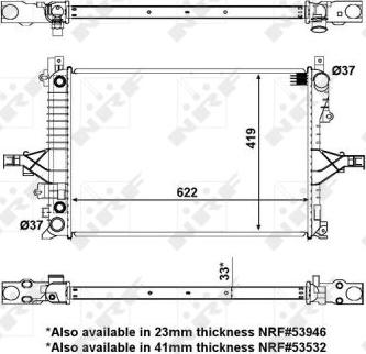 NRF 56125 - Radiator, racire motor aaoparts.ro