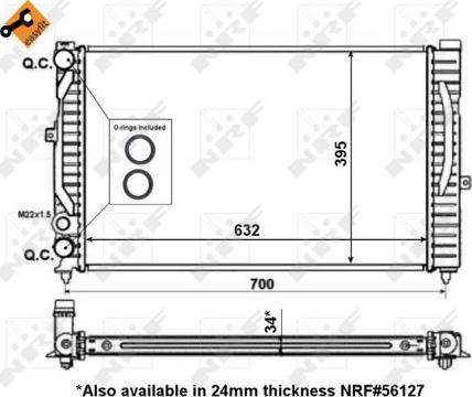 NRF 509504 - Radiator, racire motor aaoparts.ro